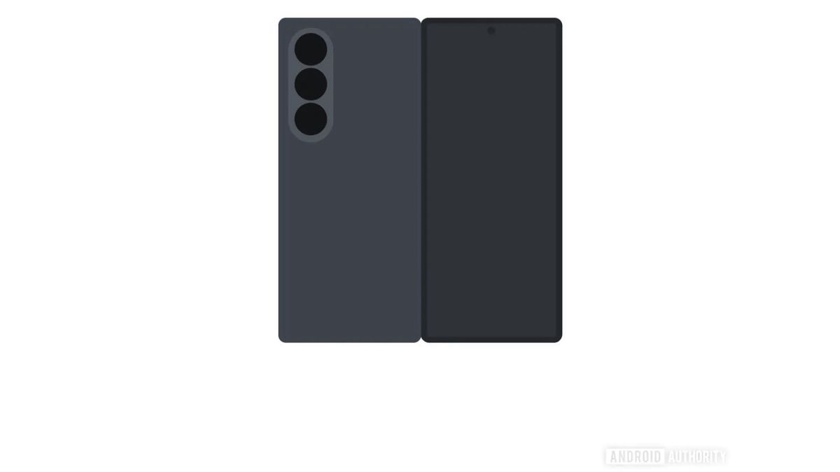 A leaked image of the Samsung Galaxy Z Fold 8