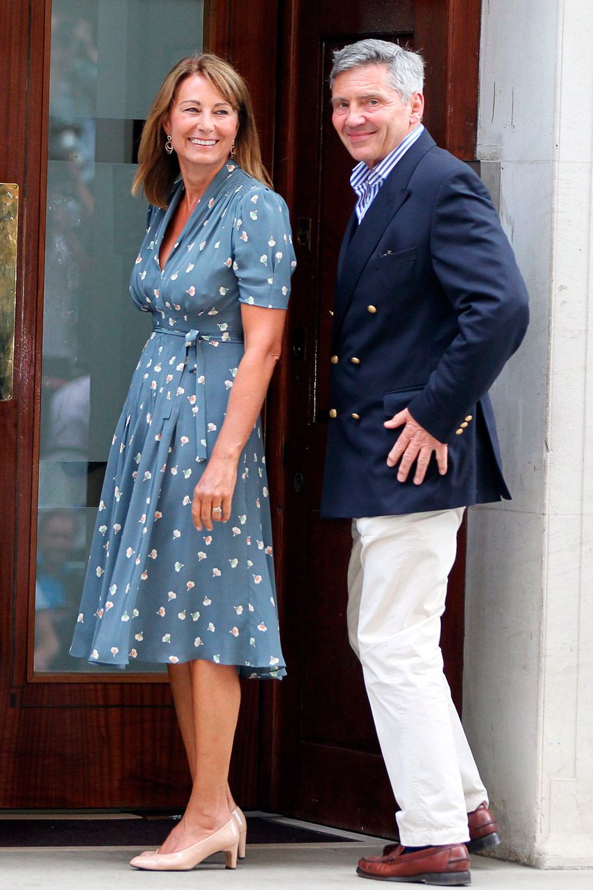 Kate Middleton's Proud Parents Visit 'Beautiful' Royal Baby In Hospital