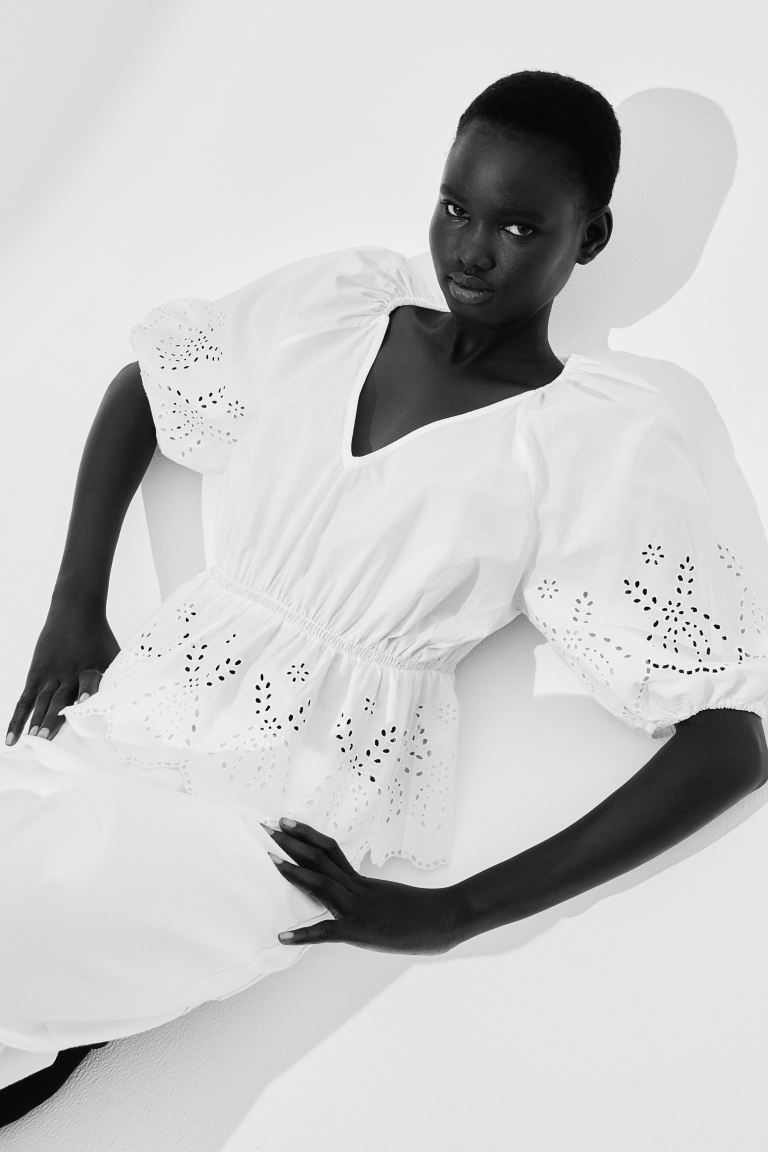 Broderie Anglaise Blouse