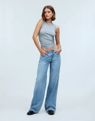 MW, Low-Rise Superwide-Leg Jeans