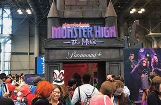 An activation for 'Monster High' at New York Comic Con.