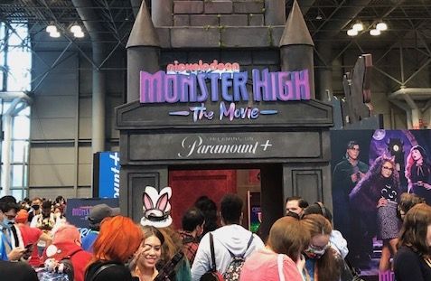 An activation for &#039;Monster High&#039; at New York Comic Con.