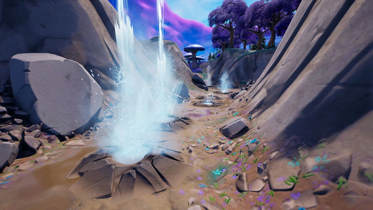 Fortnite geysers locations