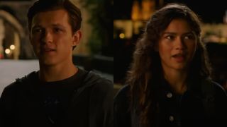 Zendaya and Tom Holland in Spider-Man: Far From Home.