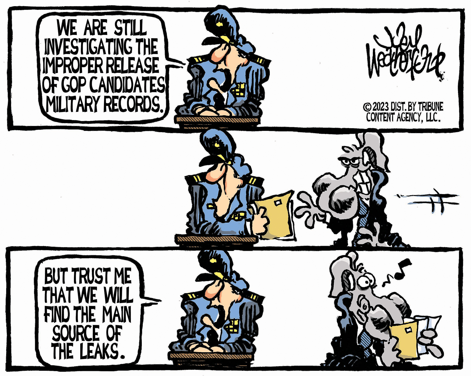 Political cartoon