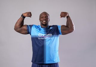 Adebayo Akinfenwa at Wycombe Wanderers in 2021