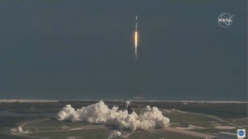 SpaceX launches upgraded Dragon cargo ship to space station, aces rocket landing