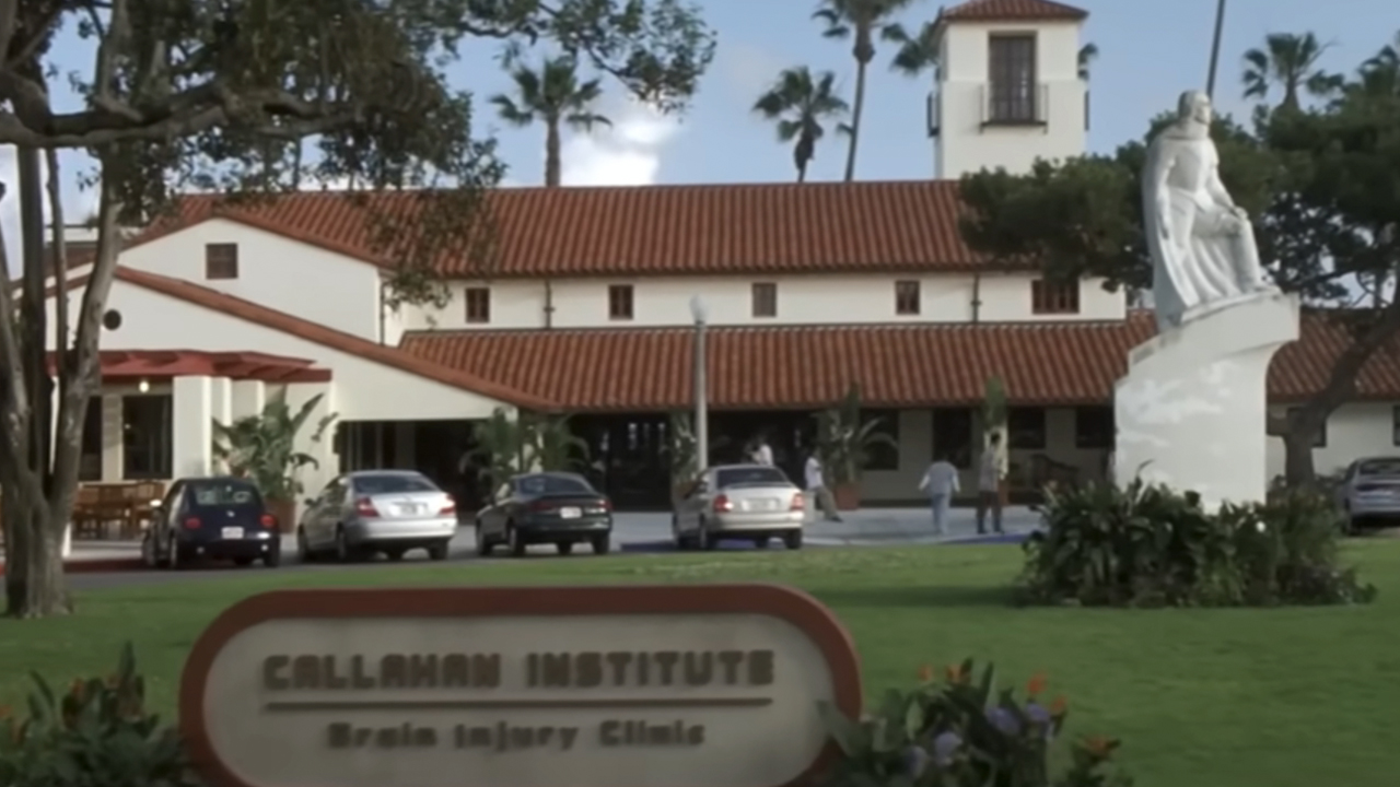 The exterior of the Callahan Institute in 50 First Dates