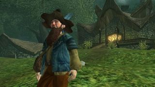 A screenshot of Tom Bombadil in the Lord of the Rings Online game.