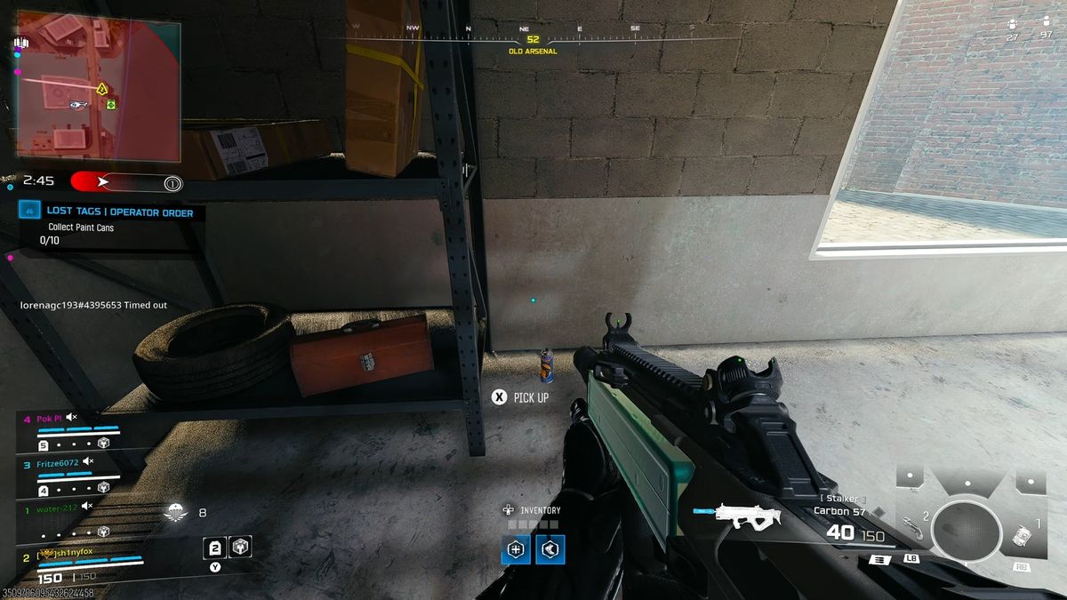 Completing the Lost Tags Operator Order in Call of Duty: Warzone Black Ops Royale.