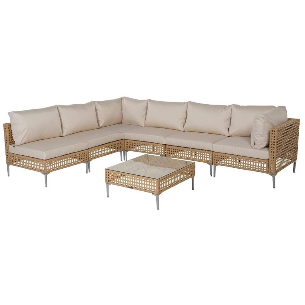 Grand patio 7-Piece Wicker Patio Furniture Set