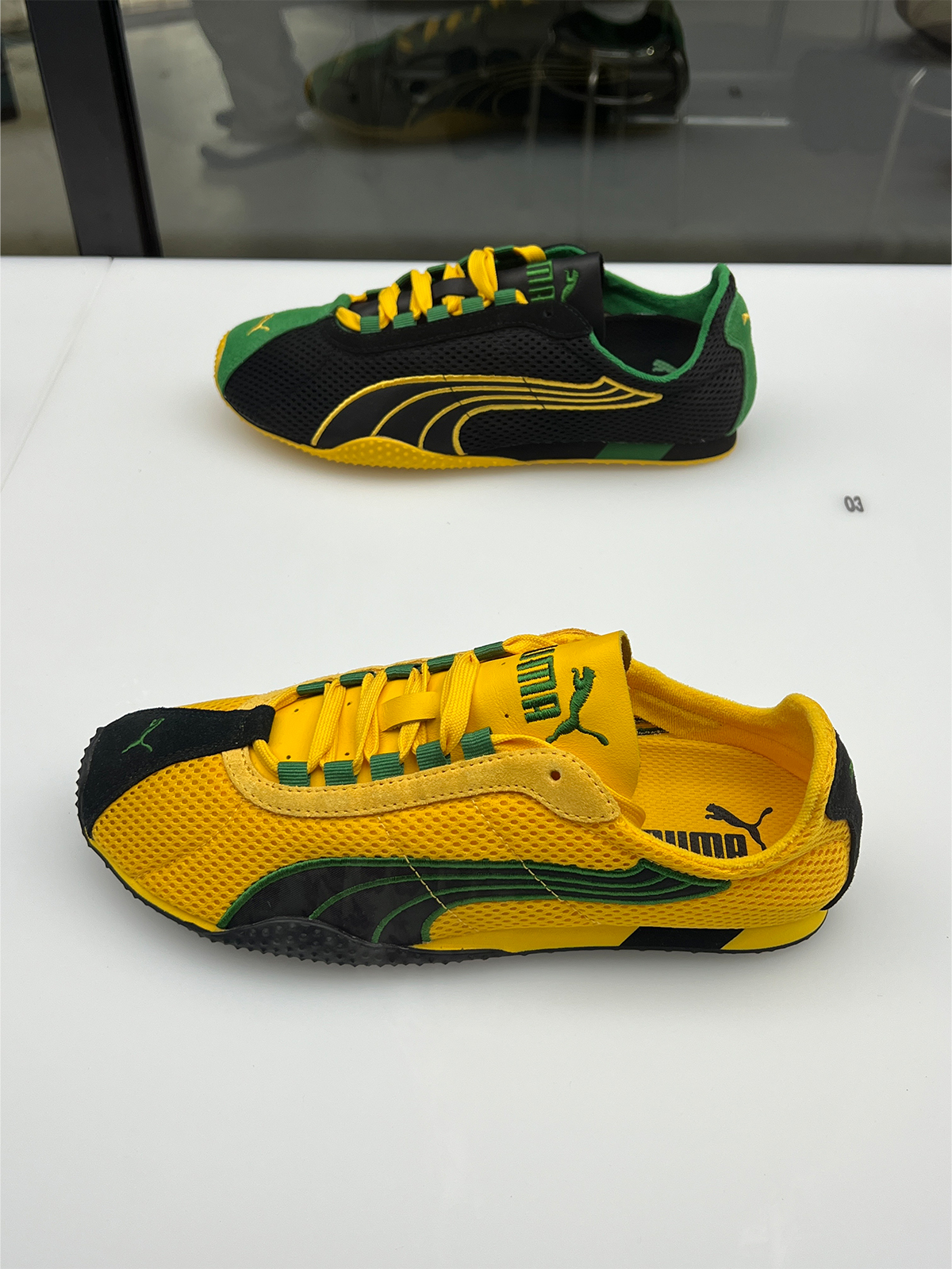 PUMA's H Street sneakers, out this summer, on display at the H Street activation in Seoul, Korea.