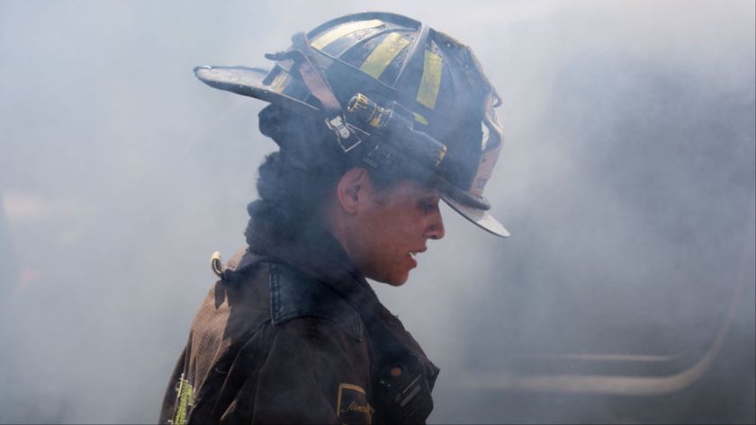 Stella Kidd on the scene of a fire in Chicago Fire&#039;s Season 14 premiere
