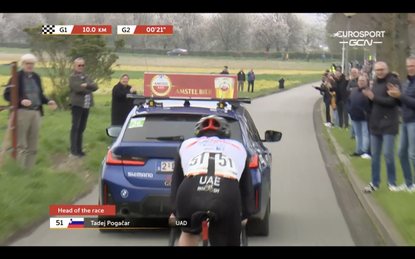 Tadej Pogačar at the Amstel Gold Race