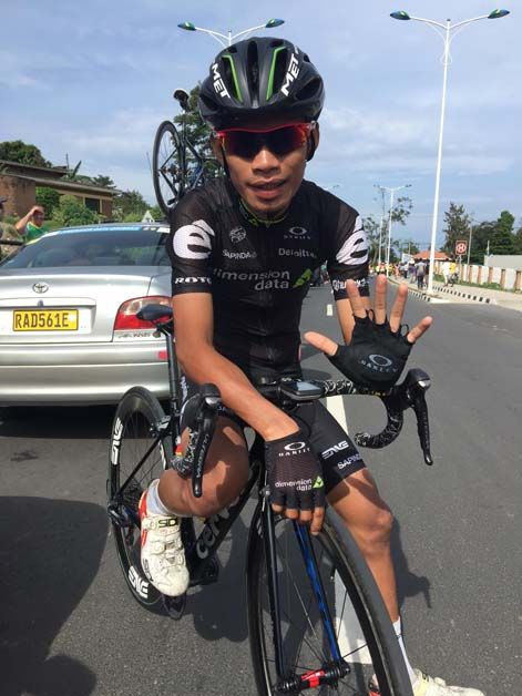 Dimension Data's Junrey Navarra