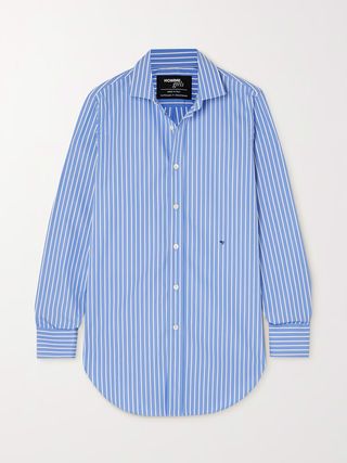 HOMMEGIRLS, Striped Cotton-Poplin Shirt