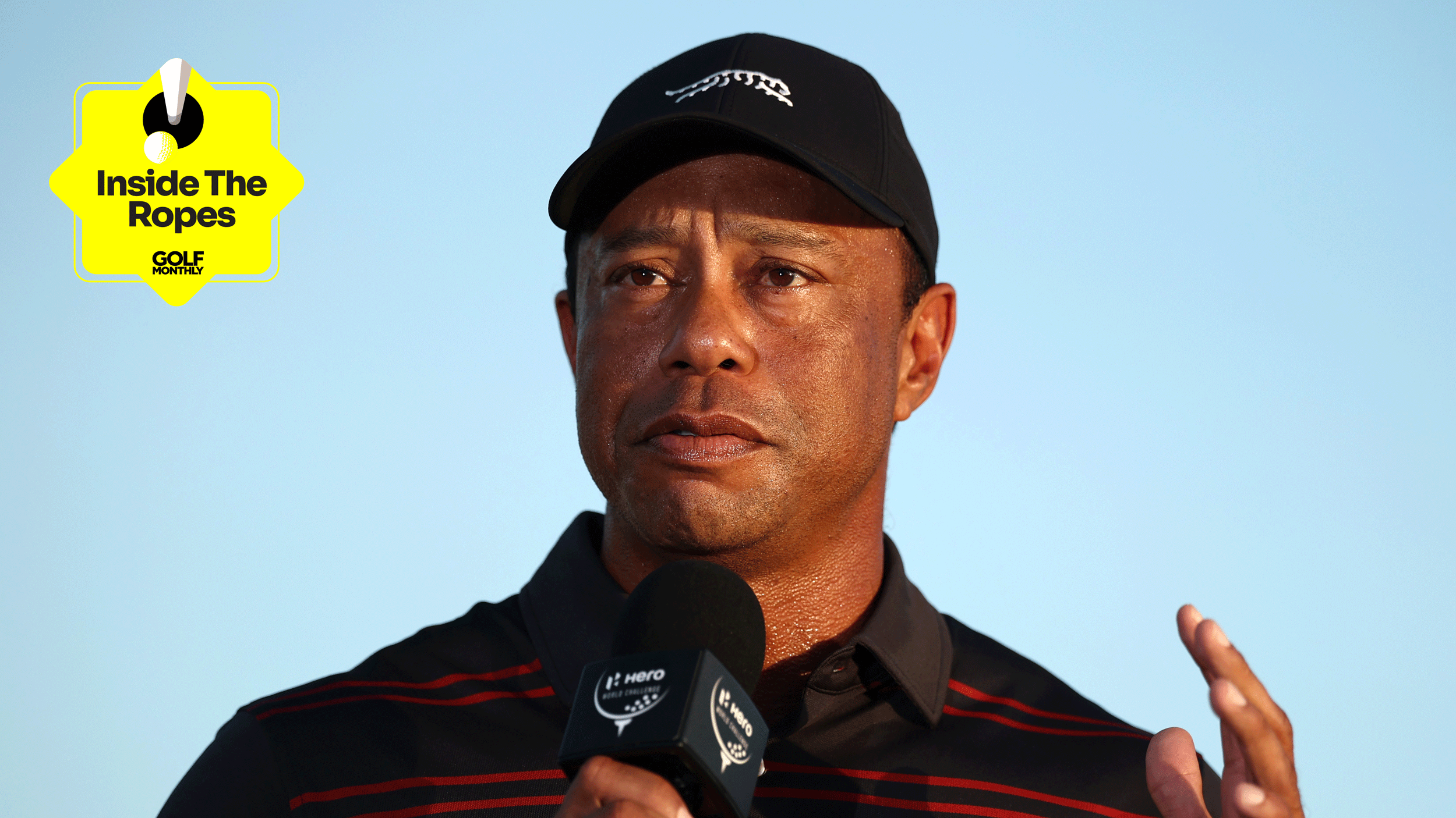 Tiger Woods speaks following the 2025 Hero World Challenge