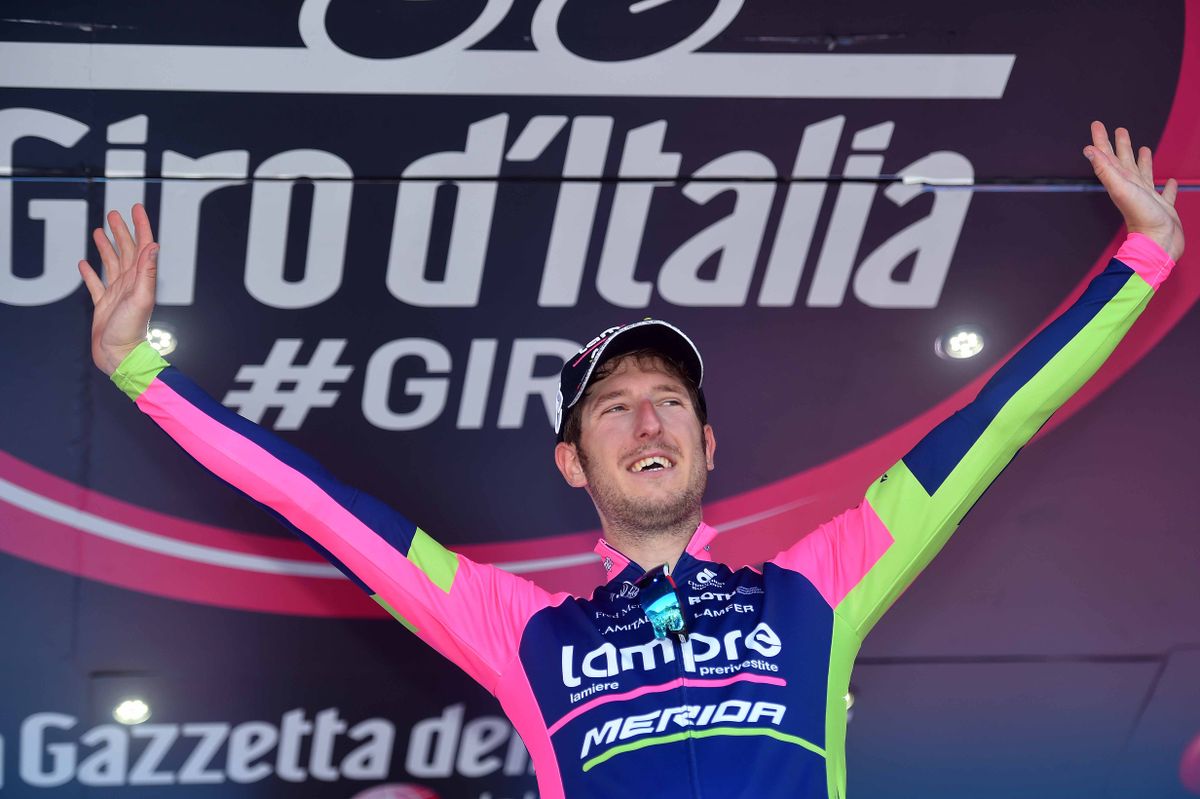 Stage win number 2 at the 2025 Giro for Sacha Modolo (Lampre-Merida)