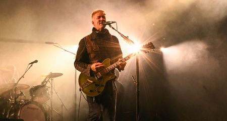 Josh Homme of Queens of the Stone Age performs onstage in 2025.