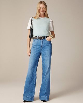 J. Crew, High-rise denim trouser in 1996 semi-stretch