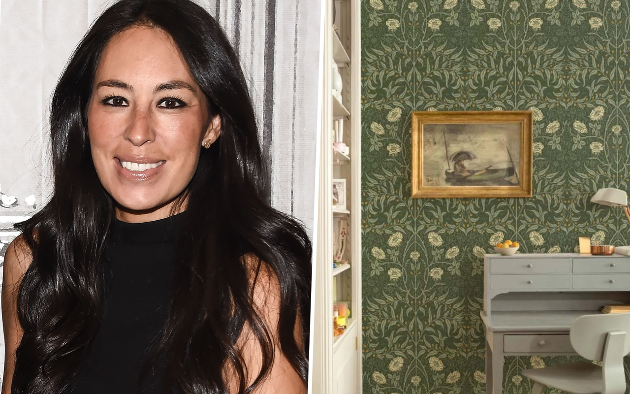 Joanna Gaines transformed a dining room with this wallpaper | Homes ...