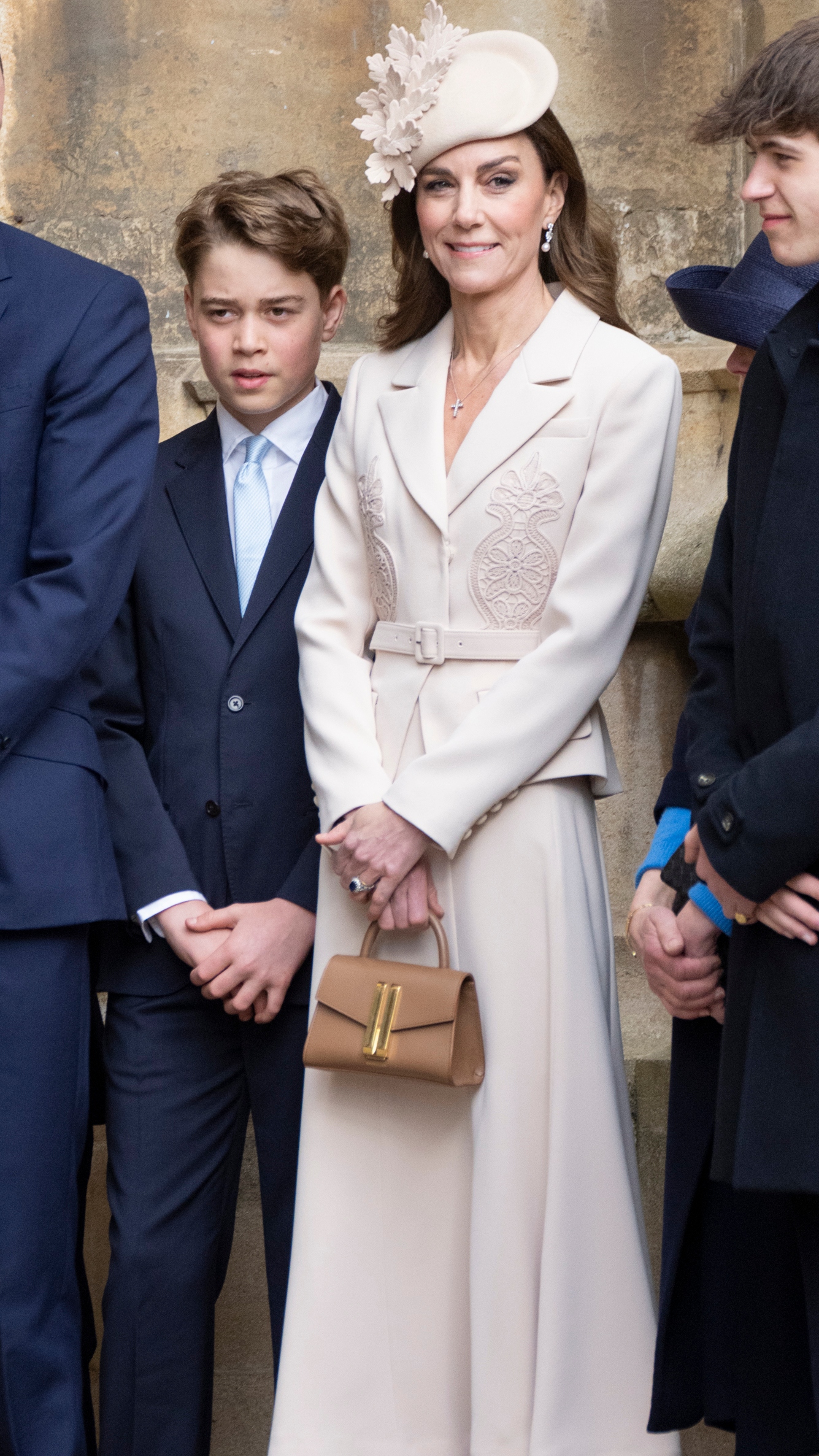 Catherine, Princess of Wales and Prince George of Wales attend the 2026 Easter Matins Service