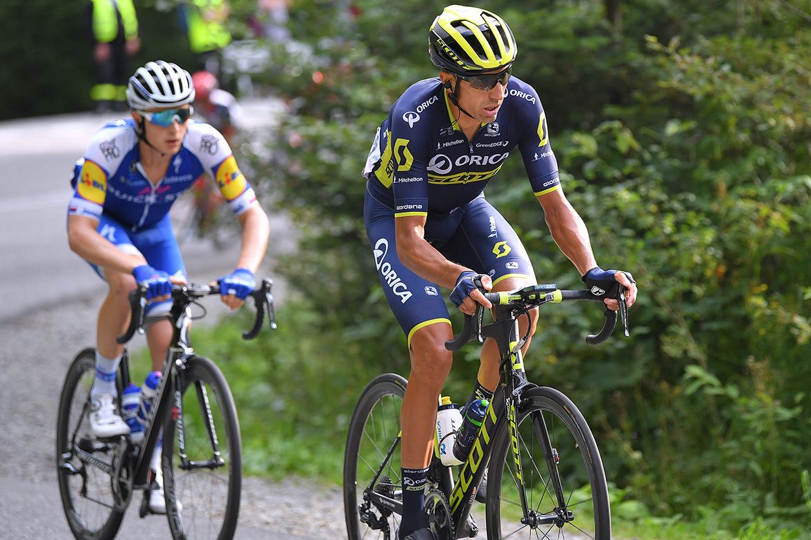 Ruben Plaza and Petr Vakoc at the Tour de Pologne