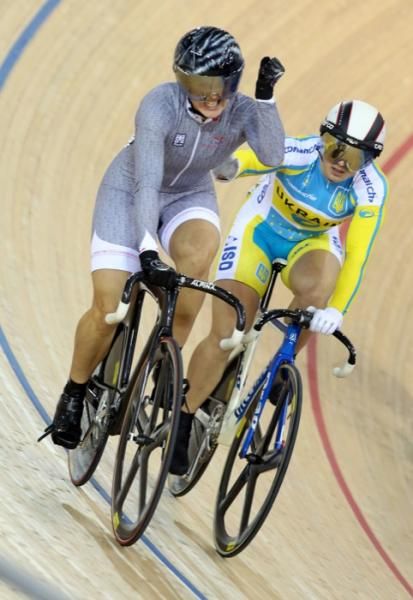 Krupeckaite delighted to win the keirin