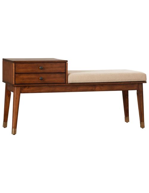 Anisten Polyester Blend Upholstered Storage Bench