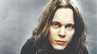 Ville Valo posing at the camera in 2003