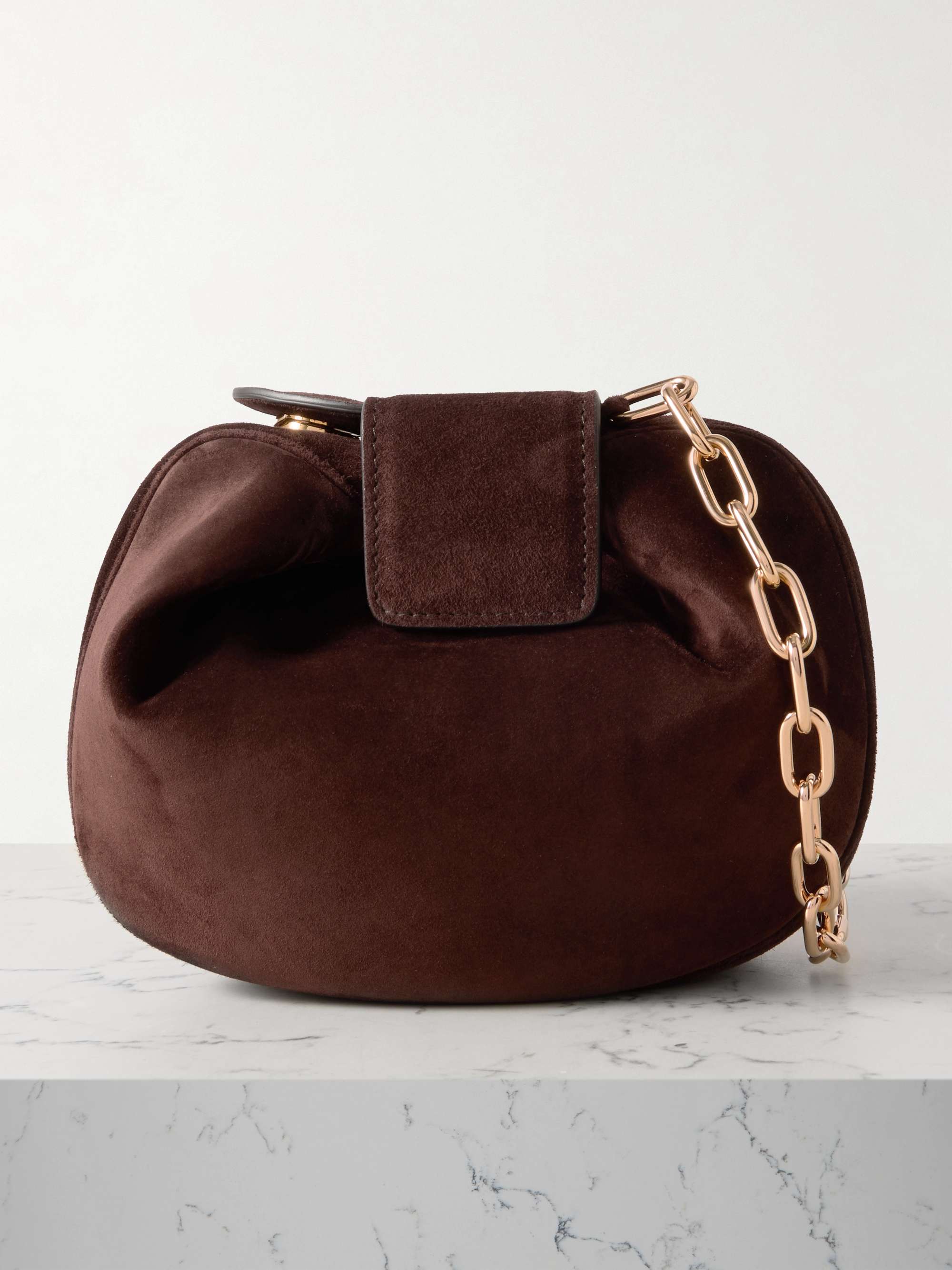 Soft Demi Suede Clutch