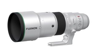 XF 500mm f/5.6 R LM OIS WR lens on a white background