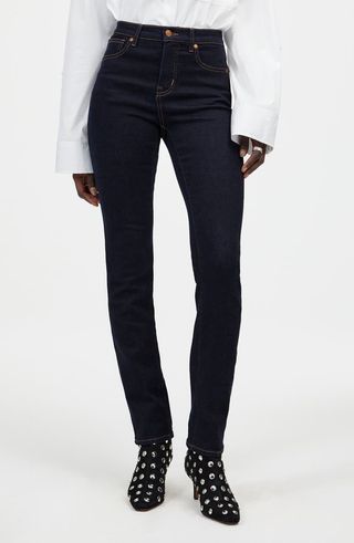 Mid-Rise Stovepipe Jeans