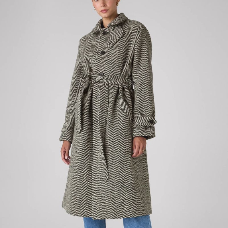 Chatsworth coat on model