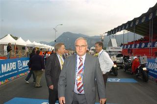 UCI President Pat McQuaid in Mendrisio, Switzerland.