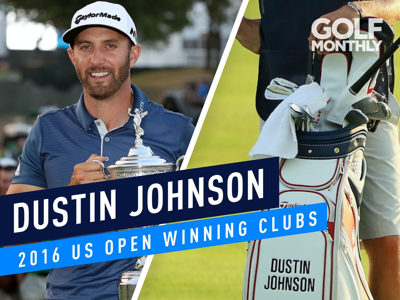 Dustin Johnson 2016 US Open Winning Clubs