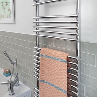 bathroom with heated towel rail