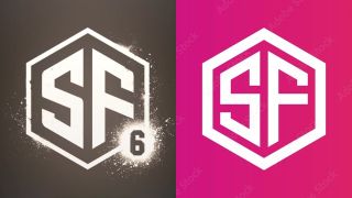 Street Fighter 6 logo vs similar Adobe Stock design