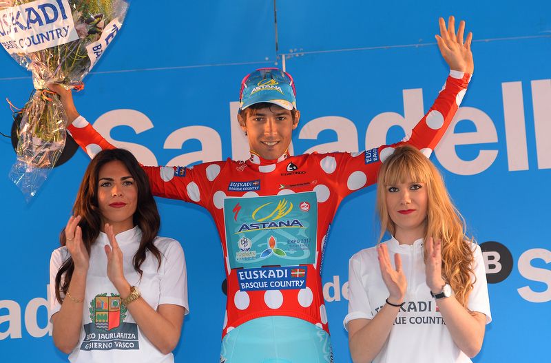 Diego Rosa (Astana) leads the KOM classification after his stage win