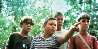 Will Wheaton, Corey Feldman, Jerry O'Connell, and River Phoenix in Stand By Me