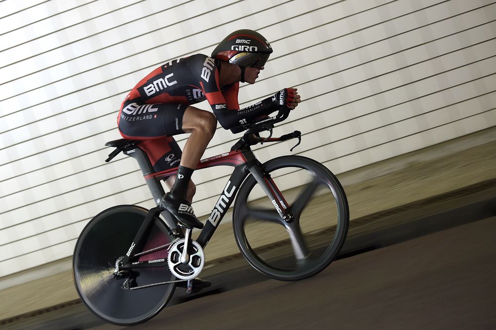 Tejay van Garderen in action during stage 1.