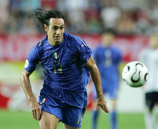 Alessandro Nesta in action for Italy at the 2006 World Cup.