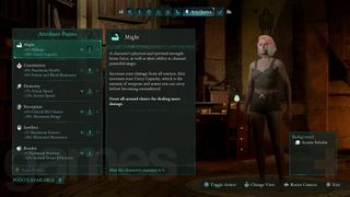 Avowed Attributes in character creation