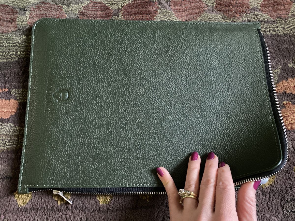 Woolnut Leather Folio for MacBook