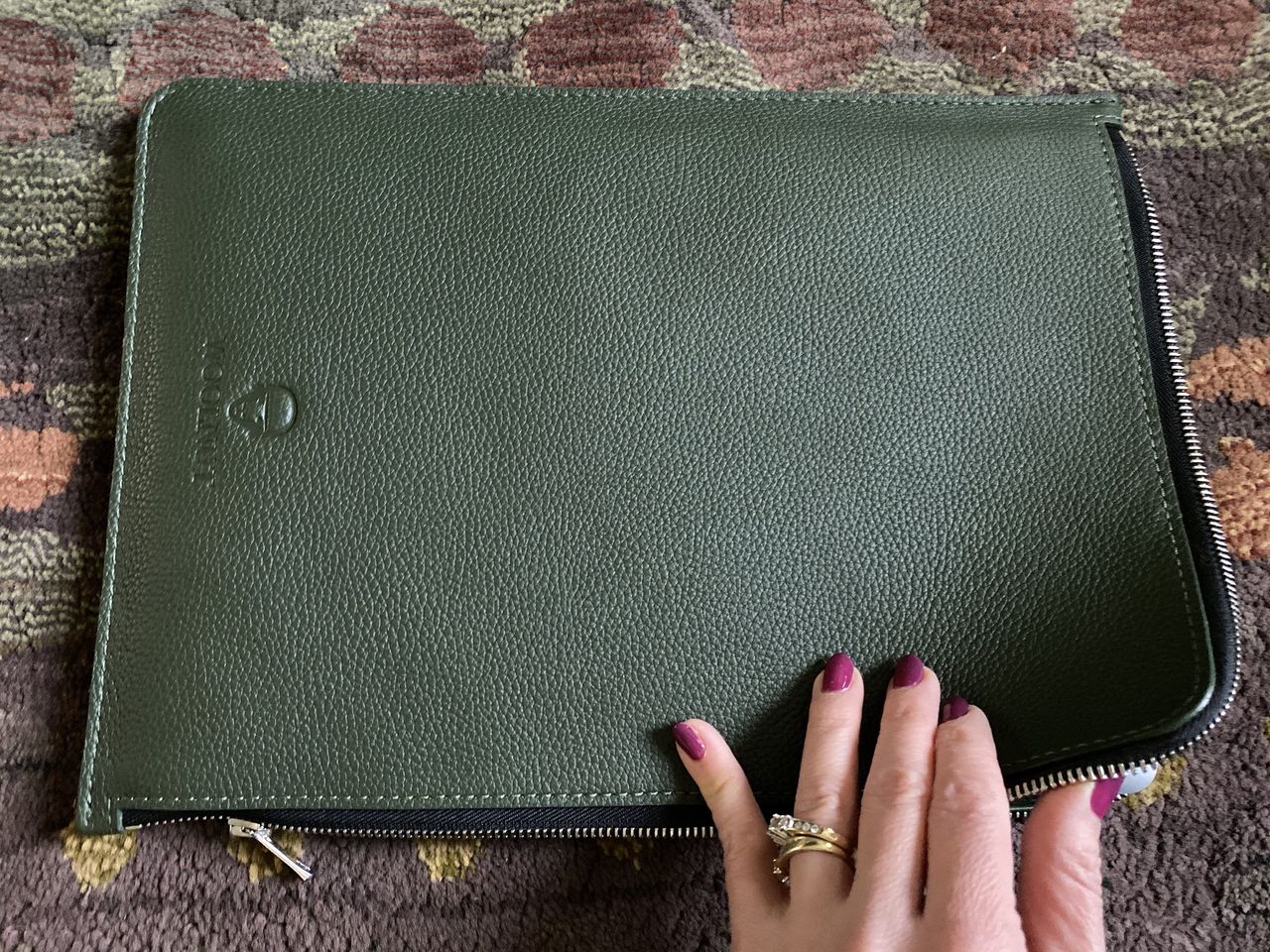 Woolnut Leather Folio for MacBook