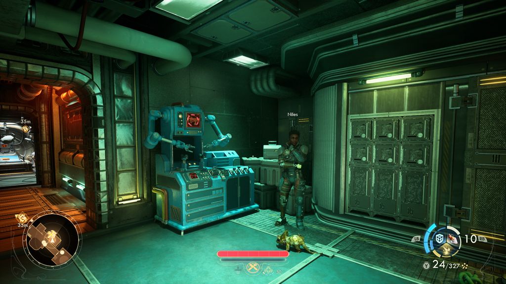 Screenshot of The Outer Worlds 2 on Xbox Series X.