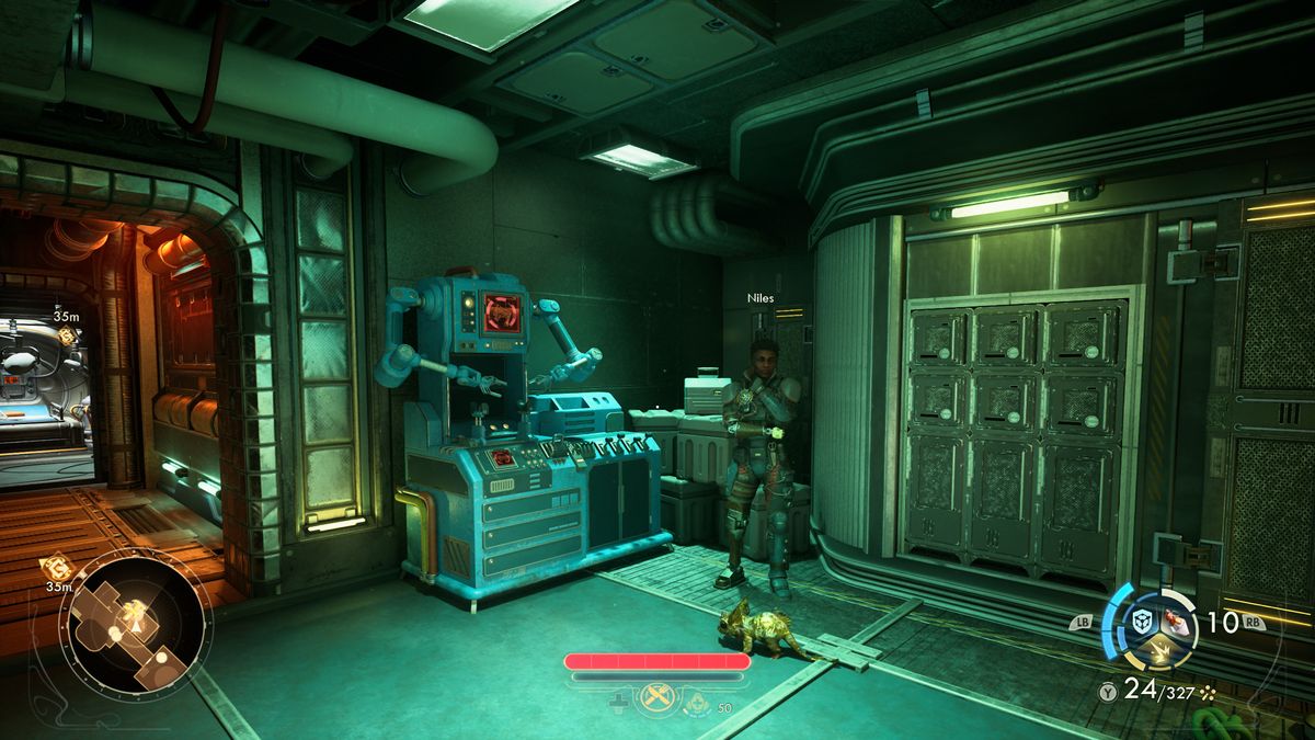 Screenshot of The Outer Worlds 2 on Xbox Series X.