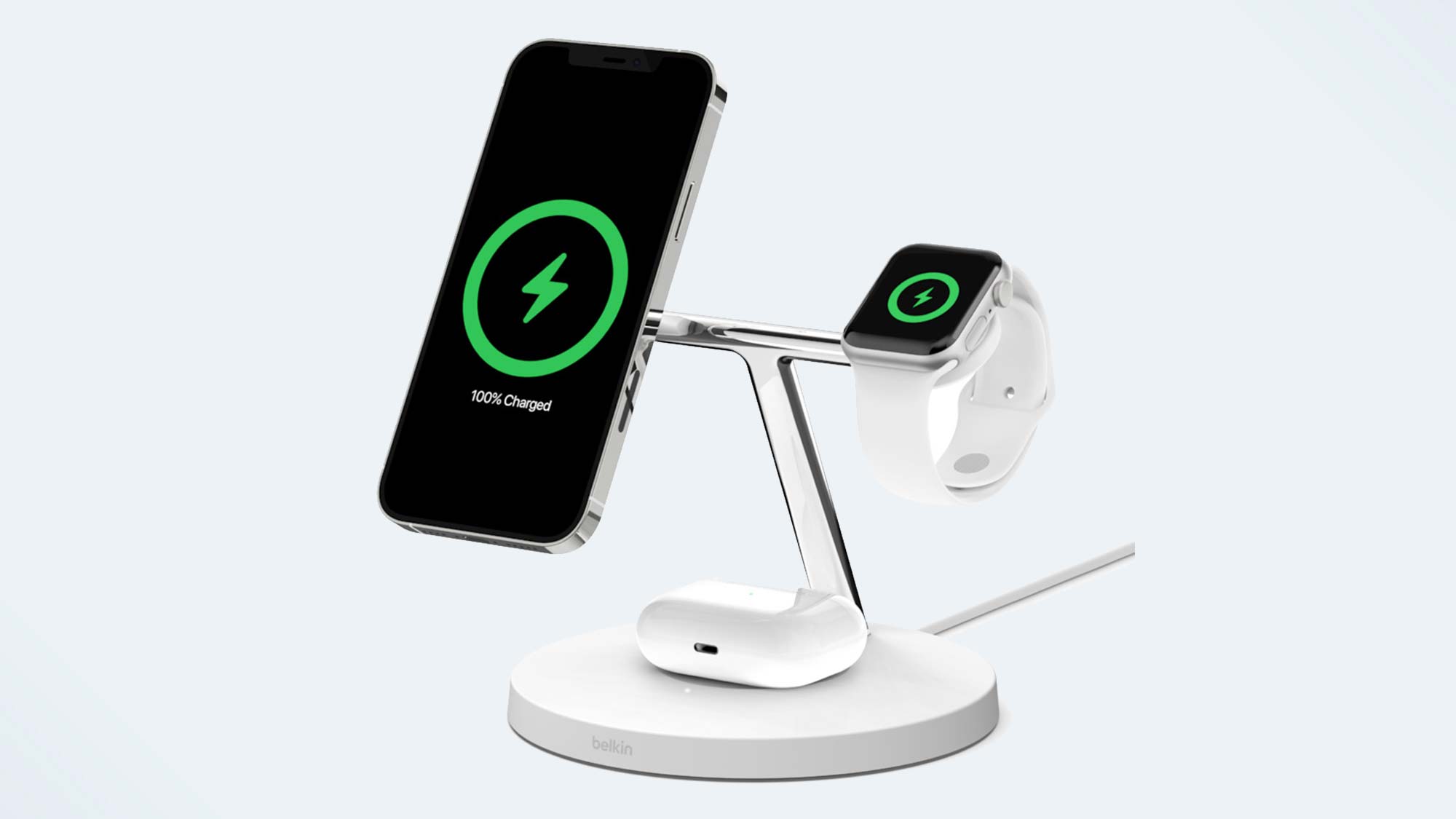 Belkin BoostCharge Pro Wireless Car Charger with MagSafe Compatibility, 15W  Fast Charging, Extra Strong Magnetic Car Vent Phone Mount for iPhone 15