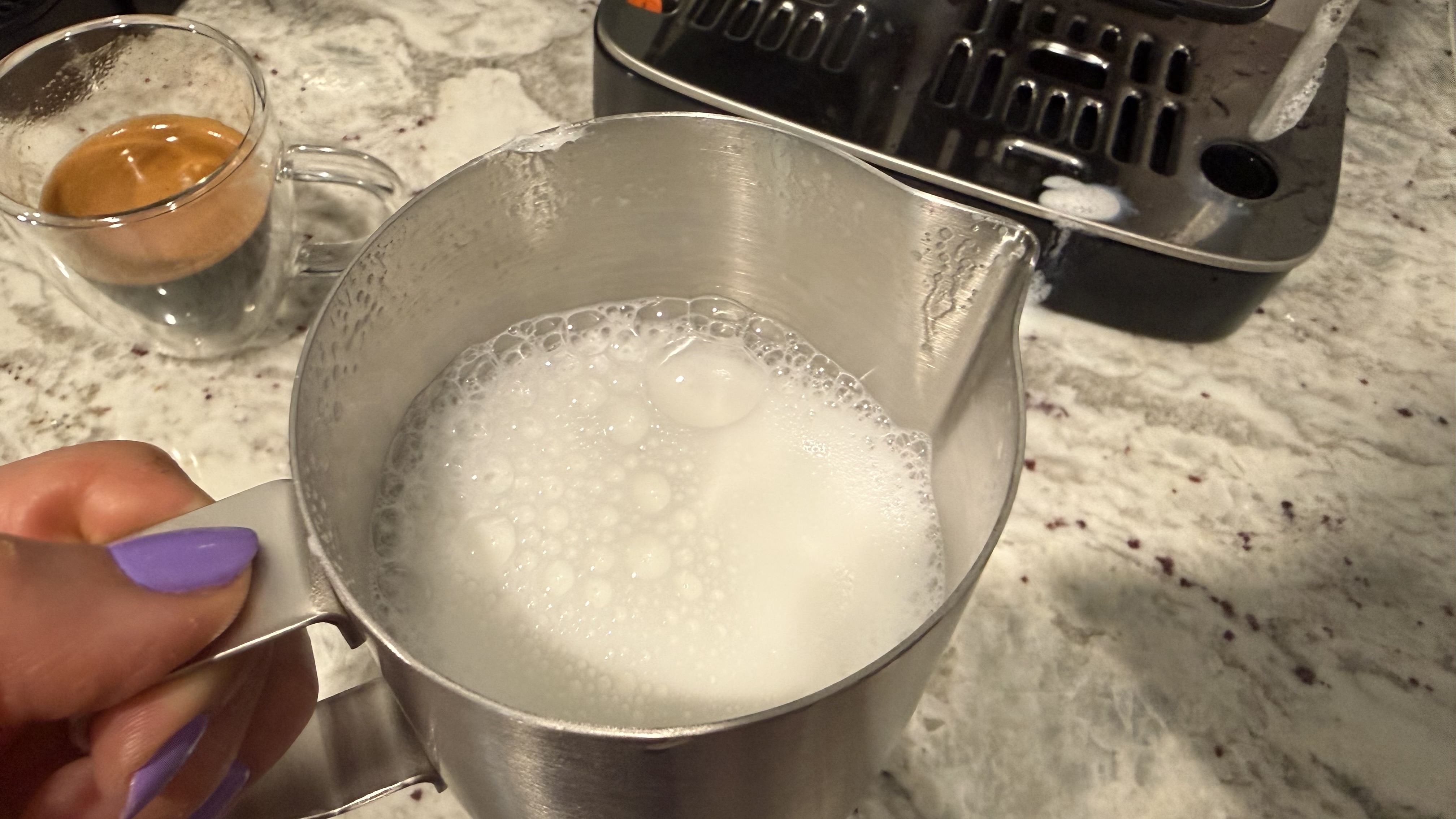 Ninja Luxe Café Mini Espresso Machine frother