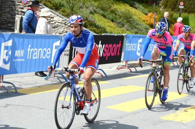 Nacer Bouhanni (FDJ) on the final climb